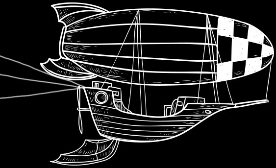airship drawing